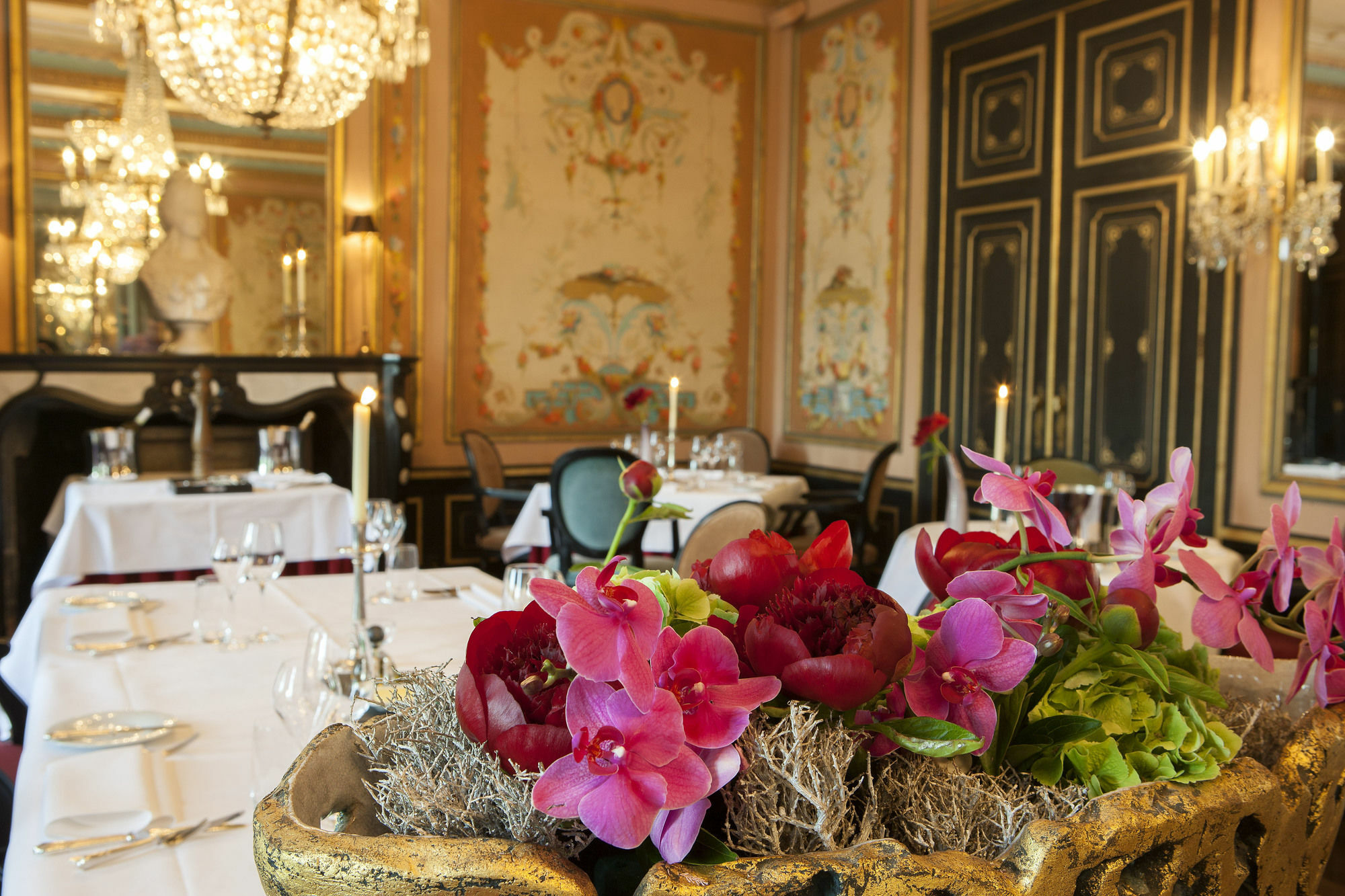 Chateau St Gerlach - Oostwegel Collection, Member Of Relais And Chateaux Valkenburg aan de Geul Exterior photo Interior of the restaurant